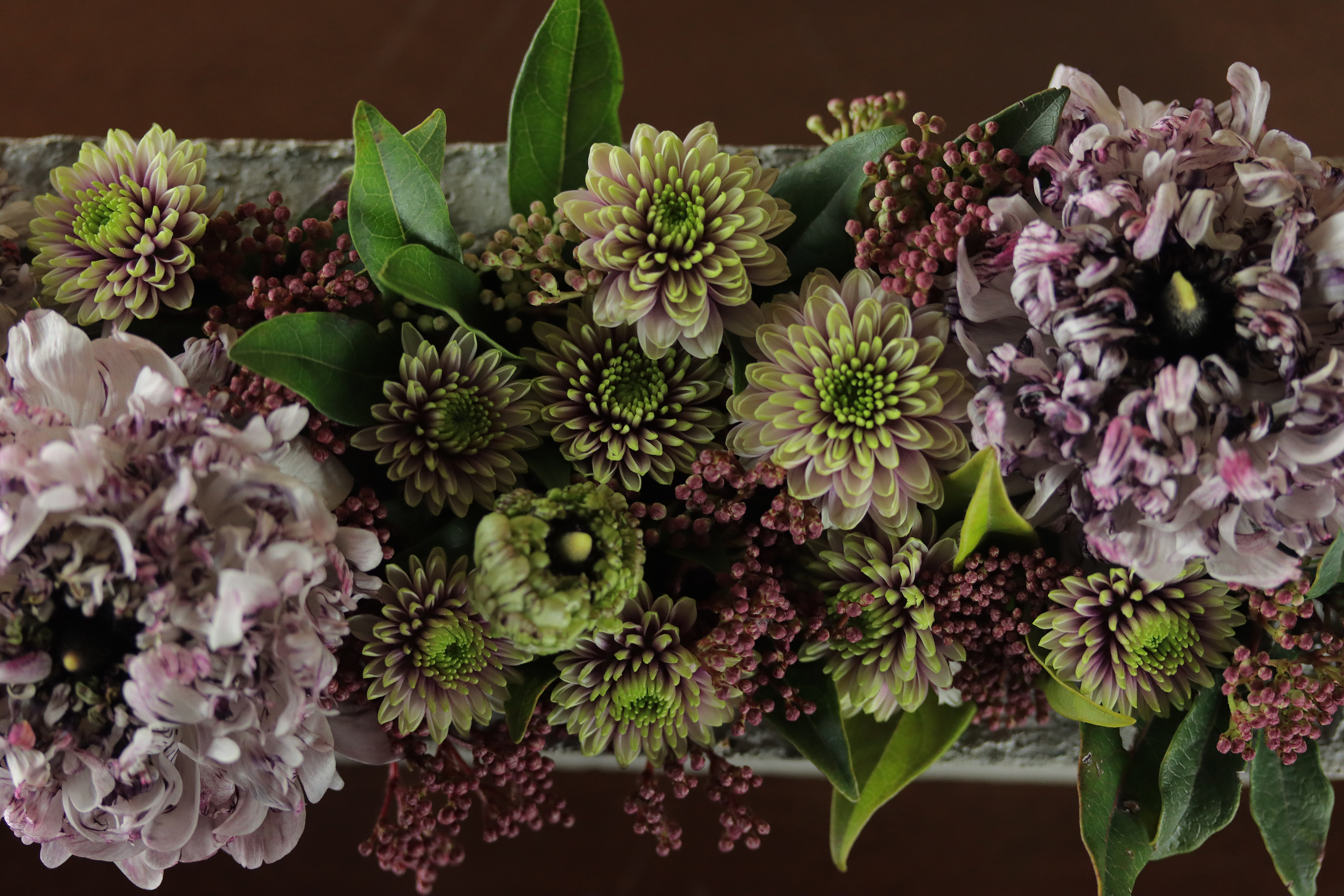 『手塩にかけた花仕事』