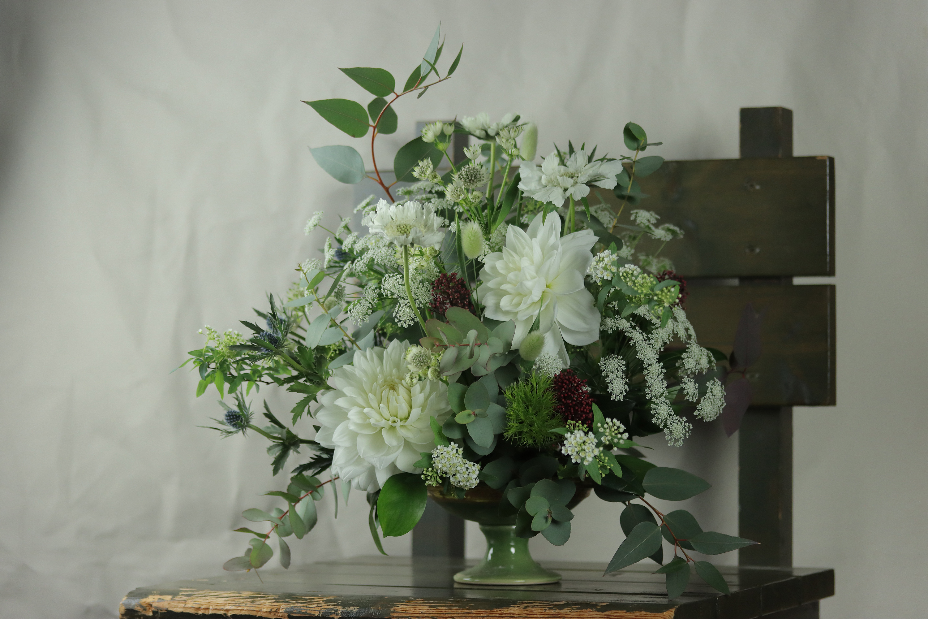 『手塩にかけた花仕事』